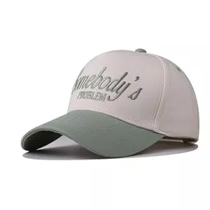 Bshouldkn Hüte & Mützen Bshouldkn Classic Somebody bestickte Baseballkappe, klassische Vintage-Baumwollkappe, neutrale Baseballkappe, Outdoor-Kappe