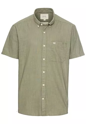 camel active Hemden camel active Herren Kurzarmhemd mit Strukturmuster