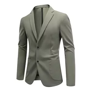 Allthemen Blazer Allthemen Herren Sakko Elastisch Casual Blazer Sportlich Stretch Anzugjacke Regular Fit Business Hochzeit