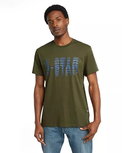 G-STAR T-Shirts G-Star Herren Shattered Gr Regular Tee T-Shirt (1er Pack)