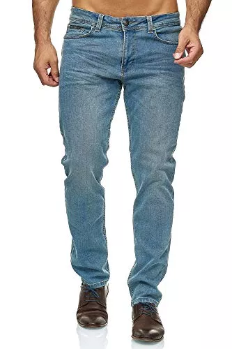 BARBONS Jeans BARBONS Herren Jeans - Regular-Fit Stretch - Hochwertige Straight Jeans Herren Hose - Business Anzug Freizeit