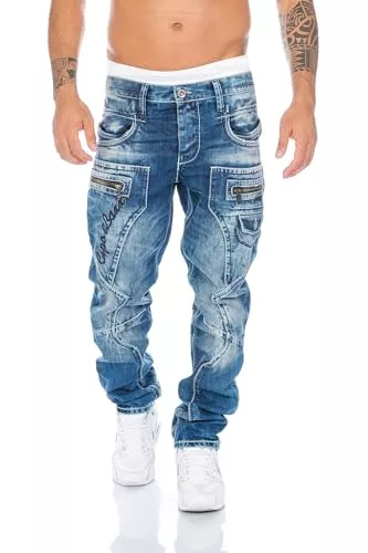 Cipo &amp; Baxx Jeans Cipo &amp; Baxx Label Herren Jeans Hose