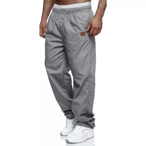 CTU Hosen Herren Cargohose Chino Hose Herren Jogginghose Casual Freizeithose Elastische Taille Kordelzu Outdoor Hosen M-4XL