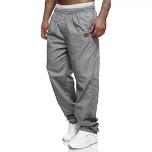 CTU Hosen Herren Cargohose Chino Hose Herren Jogginghose Casual Freizeithose Elastische Taille Kordelzu Outdoor Hosen M-4XL