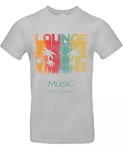 Generisch T-Shirts Smilo &amp; Bron Herren T-Shirt mit Motiv Lounge Music Bedruckt