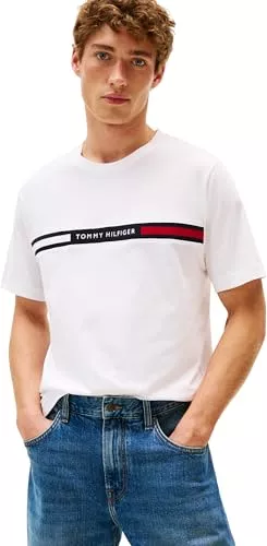 Tommy Hilfiger T-Shirts Tommy Hilfiger Herren T-Shirt Rundhalsausschnitt