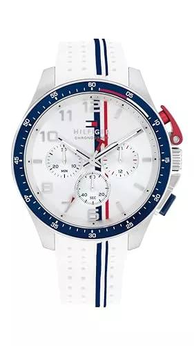 Tommy Hilfiger Uhren Tommy Hilfiger Chronograph Quarz Uhrfür Herren mit Silikonarmband