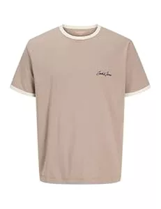 JACK &amp; JONES T-Shirts JACK &amp; JONES Herren Jornorrebro Ringer Tee Ss Crew Neck SMU