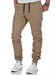 Amaci&amp;Sons Hosen Amaci&amp;Sons Herren Stretch Jogger Basic Chino Jeans Hose Cargo 7002