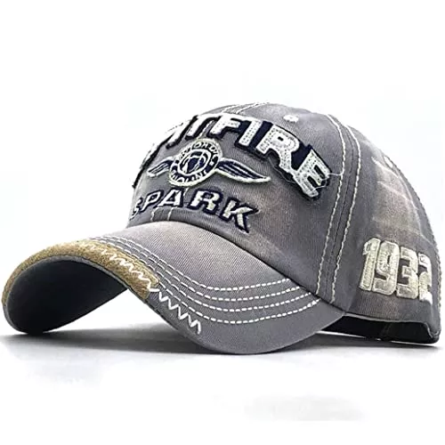 CheChury Hüte & Mützen CheChury Distressed Basecap Unisex Retro Baseball Kappe Einstellbare Freizeit Mütze Baseballmütze Hip Hop Outdoor Hut für Männer und Frauen
