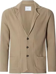 BABISTA Blazer BABISTA Herren Stricksakko Ferin mit Reverskragen, Blazer aus feinem Struktur-Strick, Strickjacke mit Knopfleiste mit 3 Knöpfen, Zwei aufgesetzte Taschen, Casual Sakko aus 100% Baumwolle