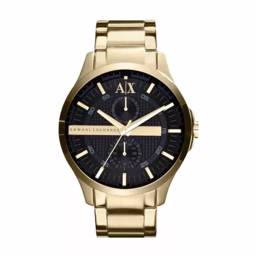 Armani Exchange Uhren Armani Exchange Watch for Men, Quarz-Multifunktionswerk und 44mm Gehäusegröße mit Edelstahlarmband