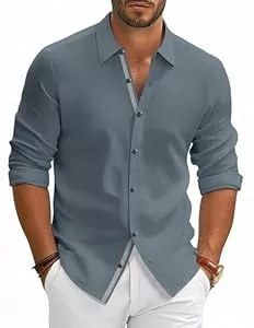 PJ PAUL JONES Hemden PJ PAUL JONES Hemd Herren Langarm Business Hemd Button Down Bügelleichtes Anzughemd