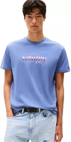 Tommy Jeans T-Shirts Tommy Jeans Herren T-Shirt Kurzarm Tee Regular Fit