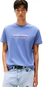 Tommy Jeans T-Shirts Tommy Jeans Herren T-Shirt Kurzarm Tee Regular Fit