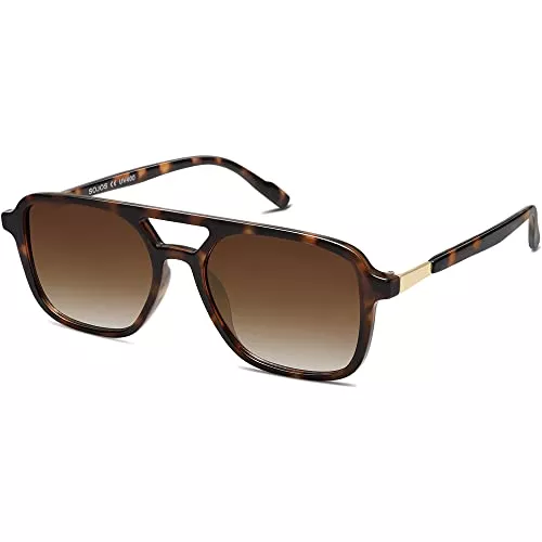 SOJOS Sonnenbrillen & Zubehör SOJOS Sonnenbrille Damen Herren Retro, Vintage Eckig Kunststoff Trendy Damen Herren Sonnenbrillen SJ2202