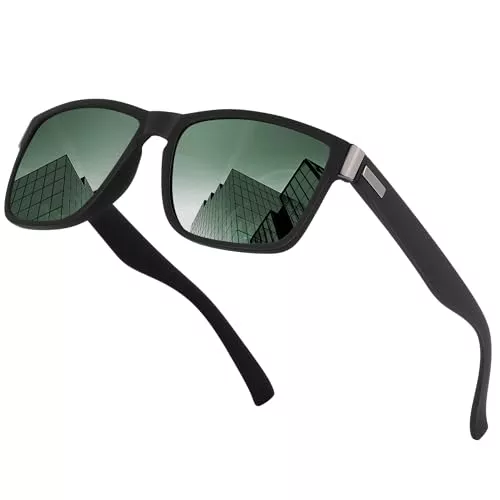 Farrobor Sonnenbrillen & Zubehör Farrobor Sonnenbrille Herren Polarisiert Eckig Sonnen brille Damen Retro UV400 Schutz für Autofahren Sunglasses Men Woman Designer