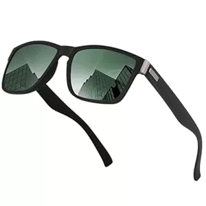 Farrobor Sonnenbrillen & Zubehör Farrobor Sonnenbrille Herren Polarisiert Eckig Sonnen brille Damen Retro UV400 Schutz für Autofahren Sunglasses Men Woman Designer