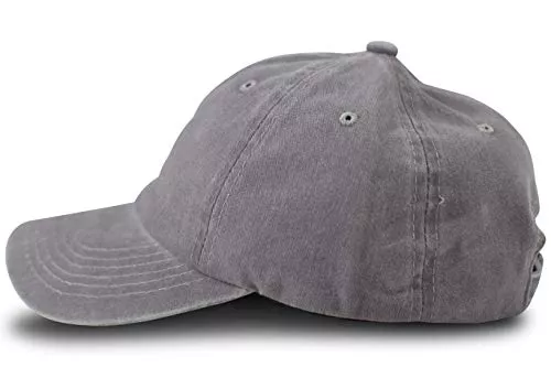 fashionchimp Hüte & Mützen Baseballcap im Vintage Used-Look aus 100% Baumwolle, Unisex Jeans Denim Cap