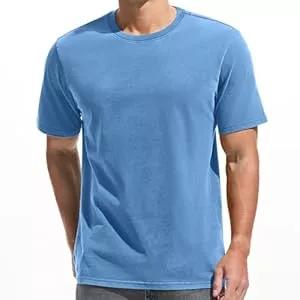 VEIISAR Hosen Herren Dick T-Shirt 100% Baumwolle Heavyweight 250g/m² Stone Washed Ultra Weich Regular Fit Bequem Vintage Look Kurzarm Basic