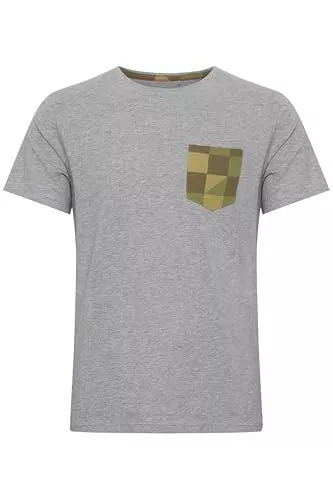 b BLEND T-Shirts Blend BHAmilo Herren T-Shirt Kurzarm Shirt aus 100% Baumwolle
