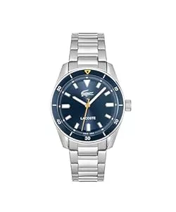 Lacoste Uhren Lacoste Uhr mit DREI-Zeiger-Quarzwerk für Herren Kollektion Boston mit Edelstahl- oder Lederarmband