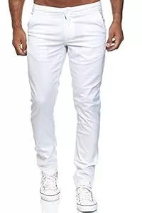 Elara  Elara Herren Chino Hose Stretch