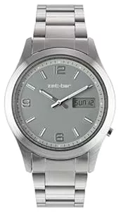 Zeit-Bar Uhren Zeit-Bar Funk-Armbanduhr Herren, mit Datums- und Wochentaganzeige