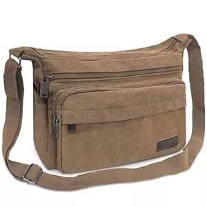 Aucuu Sonnenbrillen & Zubehör Aucuu Wasserdichte Umhängetasche Herren, Multi-Tasche Messenger Bag, Leinwand Schultertaschen, Canvas Crossbody Tasche, Arbeitstasche, Herrentasche für Schule Reisen Arbeits