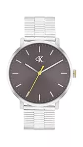 Calvin Klein Uhren Calvin Klein Uhr mit DREI-Zeiger-Quarzwerk Silbernes Kollektion CK REAL mit Silbernes Edelstahlarmband - 25200547