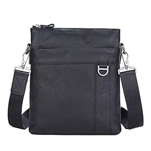 MANNUOSI Taschen & Rucksäcke MANNUOSI Herren Schultertaschen Geschäft Erste Schicht Rindsleder Beiläufig Crossbody Tasche