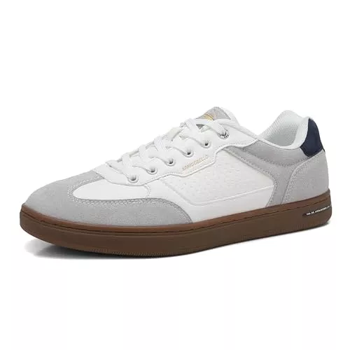 ARRIGO BELLO Sneaker & Sportschuhe ARRIGOBELLO Freizeitschuhe Herren Schuhe Kunstleder Sneaker Bequem Sportschuhe Reißverschlüsse Walkingschuhe Leichtgewicht Arbeitsschuhe EU41-46