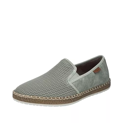 Rieker Schnürhalbschuhe Rieker Herren Slipper B5265-65 Weite Breit Pull-on