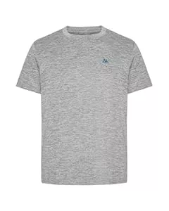 DANISH ENDURANCE T-Shirts Herren Classic T-Shirt aus recyceltem Polyester (Grau Melange, Medium)