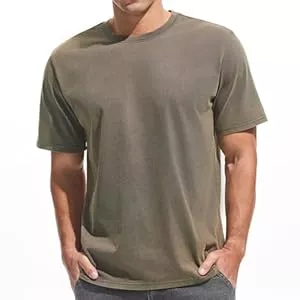 VEIISAR  Herren Dick T-Shirt 100% Baumwolle Heavyweight 250g/m² Stone Washed Ultra Weich Regular Fit Bequem Vintage Look Kurzarm Basic (Dark Grey M)