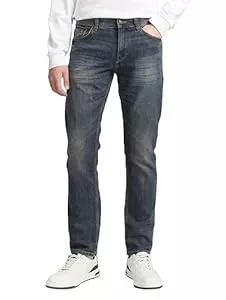 TOM TAILOR Jeans TOM TAILOR Herren Marvin Straight Jeans, 10281 - Mid Stone Wash Denim, 34W / 34L