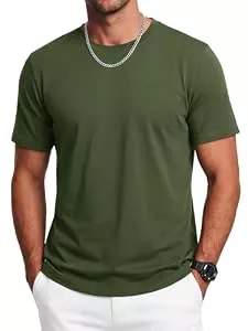 Cavva T-Shirts Cavva UV Shirt Herren Sommer Kurzarm T Shirt UPF50+ Rundhals Funktionsshirt Bambus Freizeit Atmungsaktiv Oberteil