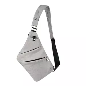 OSOCE Taschen & Rucksäcke OSOCE Umhängetasche Herren, Anti-Diebstahl Schultertasche Wasserabweisend Brusttasche Sling Chest Bag
