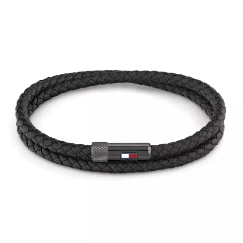 Tommy Hilfiger Schmuck Tommy Hilfiger Jewelry armband für Herren aus Leder Schwarz - 2790262S