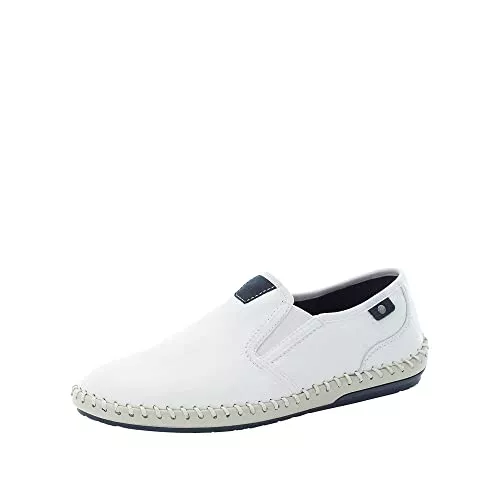 Rieker Schnürhalbschuhe Rieker Herren B4551 Slipper, Weiss,42 EU