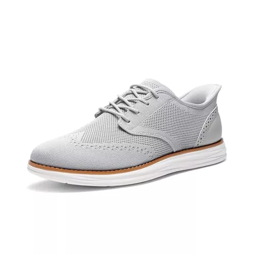 Bruno Marc Schnürhalbschuhe Bruno Marc Herren Schnürhalbschuhe Slip-On Atmungsaktiv Gestrickter Stoff Sommer Casual lässige Moderne Klassische Schuhe