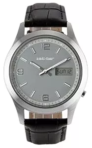 Zeit-Bar Uhren Zeit-Bar Funk-Armbanduhr Herren, mit Datums- und Wochentaganzeige
