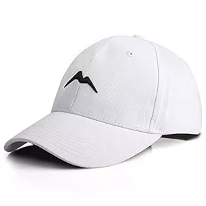 Momoshe Hüte & Mützen Momoshe Cap Herren Sommer Damen 100% Baumwoll Kappe Verstellbar Atmungsaktiv Einheitsgröße Baseball Bergspitzen Stickerei Sport