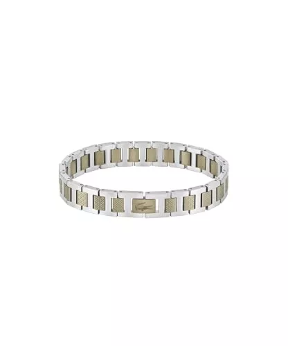 Lacoste Schmuck Lacoste Armband mit Knebelverschluss Kollektion METROPOLE Verziert mit petit piqué Muster - Erhältlich für ihn und sie