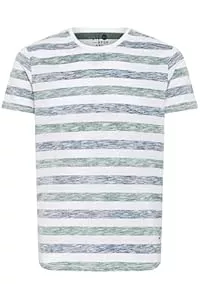 !Solid T-Shirts !Solid SDTet Herren T-Shirt Kurzarm Shirt mit Streifen Rundhals-Ausschnitt Baumwollmischung Regular fit