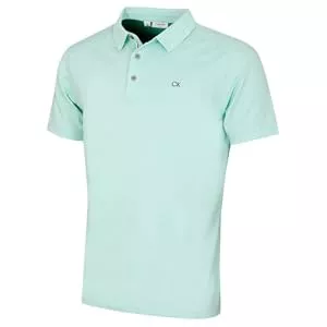Calvin Klein  Calvin Klein Herren Campus 3 Knopf Kragen Polo Hemd - Aquasport - M