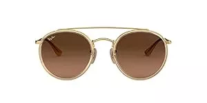 Ray-Ban Sonnenbrillen & Zubehör Ray-Ban Unisex-Erwachsene 0RB3647N Sonnenbrille, Gold (Gold), 51