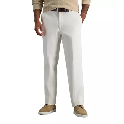 Haggar Hosen Haggar Herren-Hose, Premium-Stretch-Kord, Klassische Passform