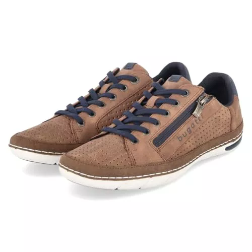 bugatti Flache Schuhe bugatti man Herren sportliche Schnürer, Männer Lace Shoe, Wechselfußbett