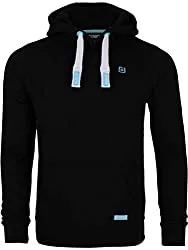 riverso Kapuzenpullover riverso Herren Kapuzenpullover RIVLinus Hoodie Sweatshirt Pullover Kapuze Kängurutaschen Regular Fit Einfarbig Baumwolle